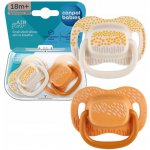 Canpol babies set symetrických silikon dudlíků Mountains 2ks žlutá – Zboží Mobilmania