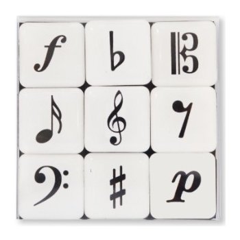 Mini magnet box hudební symboly od 229 Kč - Heureka.cz