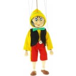Česká hračka 2 Dřevěné velké loutky Pinocchio