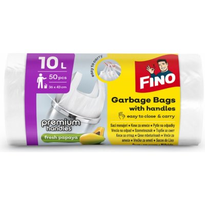 Fino Color Aromatic pytle s uchy HDPE 10 l 6 µm 50 ks – Zboží Dáma