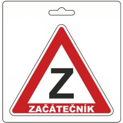 Samolepka ZAČÁTEČNÍK (105 x 120 mm) – Zboží Živě