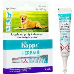 HAPPS Herbal kapky proti blechám a klíšťatům pro velké psy 20-40 kg – Hledejceny.cz