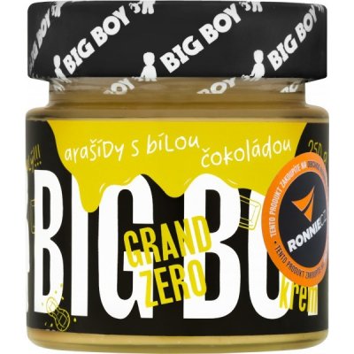 Big Boy Arašídový krém Grand Zero bílá čoko 250 g