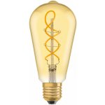 Osram LED žárovka 1906 Edison 28, E27, 4 W, 300 lm, 2000 K, jantarová – Hledejceny.cz