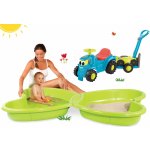 Smoby Set pískoviště Motýl s vodotryskem a odrážedlo s přívěsem a sekačkou od 24 m – Zbozi.Blesk.cz