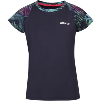 Fitforce NILSEN dívčí fitness triko tmavě modrá – Hledejceny.cz