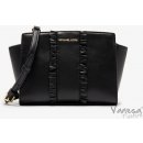 Michael Kors Selma Large Saffiano Satchel black