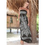 Dámské plážové šaty dlouhé černé – Zboží Mobilmania