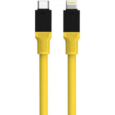 Tactical 57983117396 USB-C/Lightning, 1m, žlutý – Zbozi.Blesk.cz