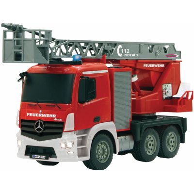 Jamara RC Hasičský Vůz Mercedes Antos 4+6 Kanál RTR Zvuk Se Světly 4x4 2,4 GHz Ovladač červená 1:20 – Zbozi.Blesk.cz