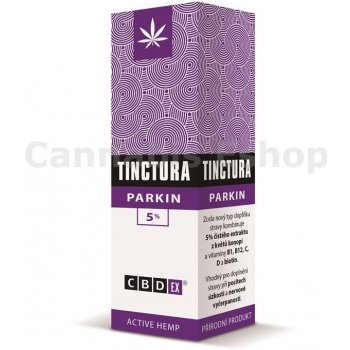 CBDex CBD Tinctura parkin 5% 10 ml