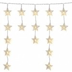 Linder Exclusiv Vánoční světelný závěs Hvězdy 40 LED Teplá bílá – Hledejceny.cz