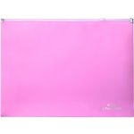 Spisové desky Concorde se zipem A4, pastel růžová – Zboží Živě