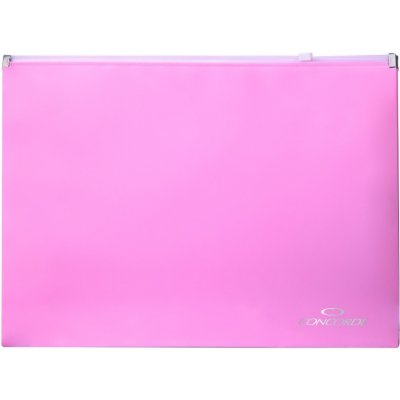 Spisové desky Concorde se zipem A4, pastel růžová – Zboží Živě