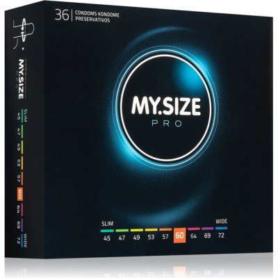 MY.SIZE 60 mm Pro kondomy 36 ks