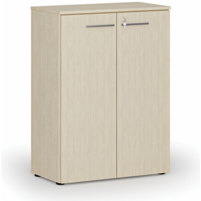 Primo Kancelářská skříň s dveřmi WOOD, 1087 x 800 x 420 mm, bříza – Zboží Dáma