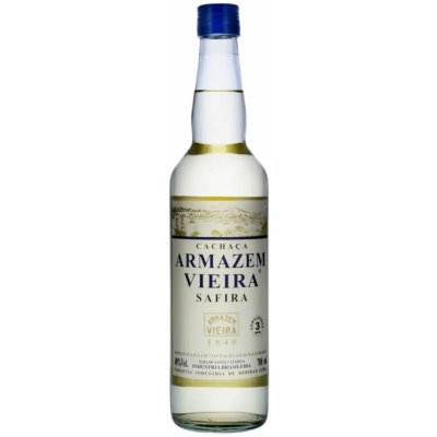 Armazem Vieira Safira Cachaca 40% 0,7 l (tuba) – Zboží Dáma