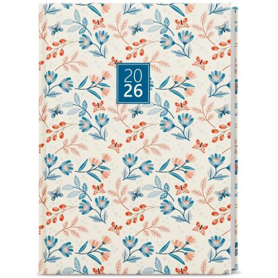 Baloušek Oskar Lamino A5 Týdenní 2026 Motýli – Zboží Dáma