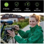 Qoltec 50333 Rychlá voděodolná nabíječka Qoltec 36V/42V 2A konektor 5,5 x 2,5 mm + napájecí kabel – Zboží Dáma