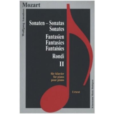Sonaten - Fantasien - Rondi II für Klavier – Mozart Wolfgang Amadeus – Zboží Mobilmania