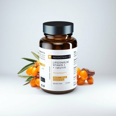 Neobotanics Liposomální Vitamin C + Rakytník pro imunitu 60 kapslí – Hledejceny.cz