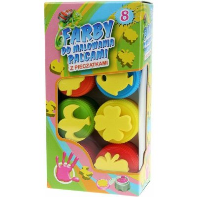 Prstové barvy 8 x 15 ml sada – Sleviste.cz