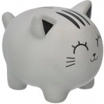 Velká pokladnička šedá kočka – Zboží Mobilmania