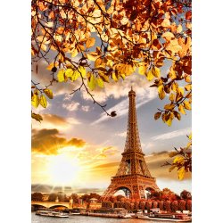 Coloriqa obraz Eiffelova věž Paříž 3140 Materiál: Plátno Premium, Rozměr:  40 x 60 cm SVISLÝ obraz - Nejlepší Ceny.cz