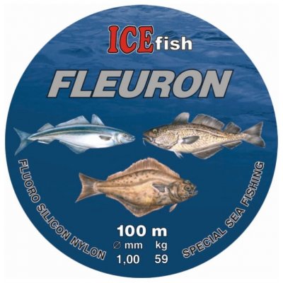 ICE fish fluocarbonový vlasec Fleuron 100m 1mm – Zbozi.Blesk.cz