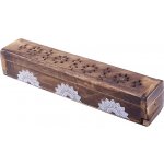 Indie Stojan na vonné tyčinky Truhlička + 10 tyčinek Jasmín – Zboží Dáma