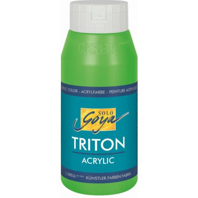 Akrylová barva TRITON SOLO GOYA 750 ml svítící zelená