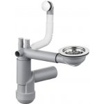 DEANTE Sifon stainless nerez Náhradní sifonová sada, 1 bowl ZXY_9917 – Zboží Dáma