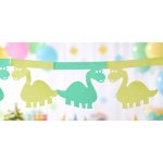 Girlanda papírová bílá 3 m Dinosaurus 374632 – Hledejceny.cz