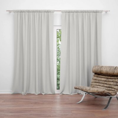 Sablio Závěs Ledově šedá: 2ks 140x250cm – Hledejceny.cz