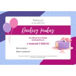 Dárkový poukaz 1000 Kč – Zboží Dáma