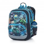 Topgal batoh Stavební stroje BAZI 26018 modrá – Zboží Dáma