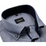Venti Modern Fit košile se strukturou a vnitřním límcem tmavě modrá – Zboží Mobilmania
