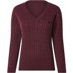 esmara Dámský pletený svetr burgundská – Zboží Mobilmania
