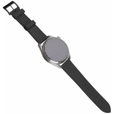 FIXED Kožený řemínek Leather Strap s šířkou 22 mm černý FIXLST-22MM-BK – Zboží Mobilmania