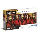 Clementoni 39545 NETFLIX La Casa de Papel panorama 1000 dílků – Zboží Mobilmania
