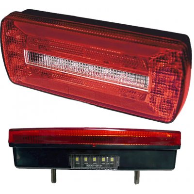 Zadní sdružené LED světlo Proplast PRO-RAIL 5F 12/24V + RZ delší – Hledejceny.cz