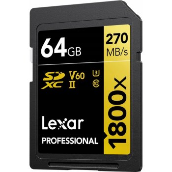 Lexar SDXC UHS-II 64 GB LSD1800064G-BNNNG