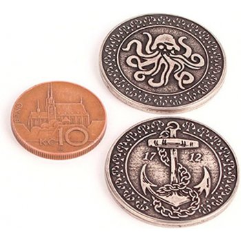 Cthulhu mince kovové Varianta: stříbrná
