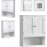 VASAGLE Závěsná skříňka bílá 60 x 70 x 20 cm – Zboží Dáma