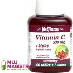 MedPharma Vitamín C 500 mg s šípky 107 tablet – Sleviste.cz
