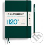 Leuchtturm1917 Zápisník 120G Forest Green Medium A5 tečkovaný – Zboží Dáma