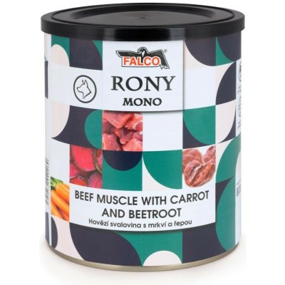 Rony Mono hovězí svalovina s mrkví a řepou 800 g – Sleviste.cz