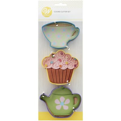 Wilton Cakesupplies Sada vykrajovátek - Čajová párty 3 ks – Hledejceny.cz