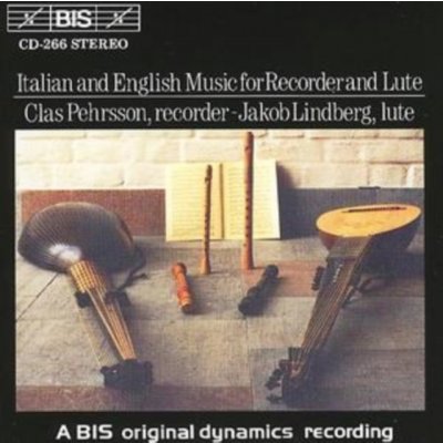 Italian and English Music for Recorder and Lute - Pehrsson CD – Zbozi.Blesk.cz