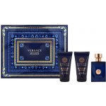 Versace Dylan Blue pro muže EDT 50 ml + balzám po holení 50 ml + sprchový gel 50 ml dárková sada – Zboží Mobilmania